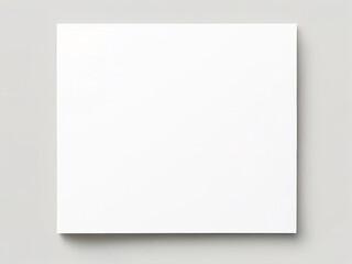 Blank white notepaper design
