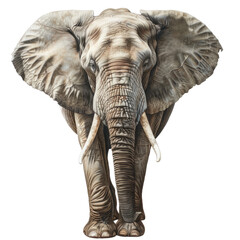 Elephant alpha background