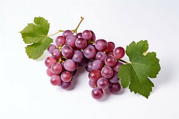 Grapes on white background, Fresh Grapes