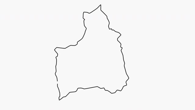 sketch map of Arica in chile