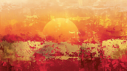 Warm reds to gold spray paint, capturing dusk's ephemeral glow for golden hour projects.