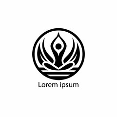 yoga logo design