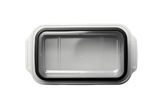 Ethereal White Microwave: A Modern Kitchen Essential. On White or PNG Transparent Background. - Powered by Adobe