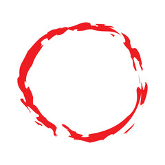 Collection hand drawn round shape. Sketch of circular doodles with a marker. Set of circular frames. Vector illustration on a isolation white background