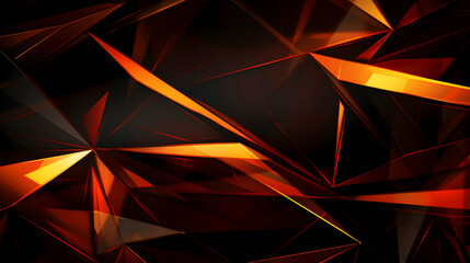 
Digital amber light beam linear abstract graphic poster web page PPT background
