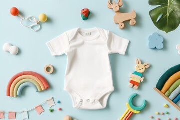 baby clothe with toys