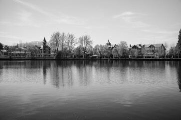 Fototapeta premium view of the river