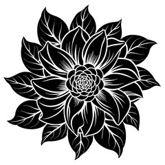    Flower vector illustration.
