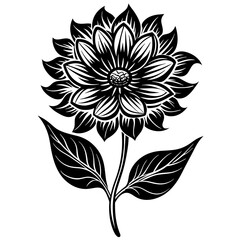    Flower vector illustration.
