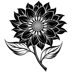    Flower vector illustration.
