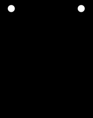 Bunting banner icon in trendy fill style. Holiday party flag sign. Decoration birthday symbol. Hanging realistic pennant and flag with rope. Realistic template isolated on transparent background.