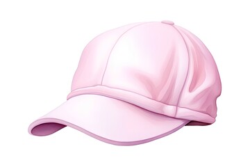 Fototapeta premium Baseball cap isolated on white background. Realistic vector illustration.