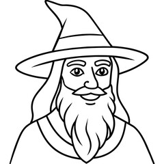 Hat, cartoon, vector, illustration, Halloween face