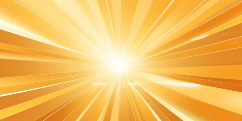 Gold abstract rays background vector presentation design template with light grey gradient sun burst shape pattern for comic book - obrazy, fototapety, plakaty