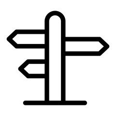 direction, street, road. sign. navigate Icon
