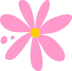 Simple vector flower