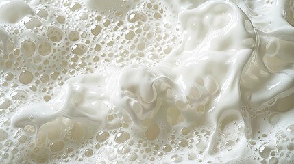 White soapy foam texture. Generative AI