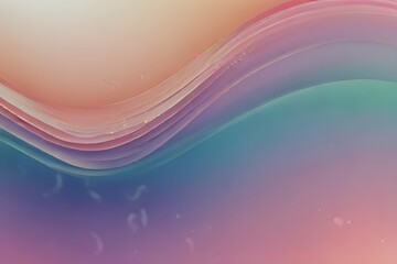 Subtle abstract background with soft pastel waves. Gradient colors. For designing apps or products....