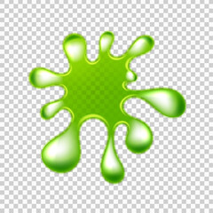 Realistic green slime.