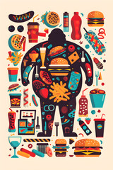 Obesity Causes: A Visual Representation of Different Contributors to the Rising Global Health Issue