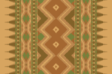 Ethnic abstract ikat art. Aztec ornament print. geometric ethnic pattern seamless color oriental. Design for background ,curtain, carpet, wallpaper, clothing, wrapping, Batik, vector illustration.