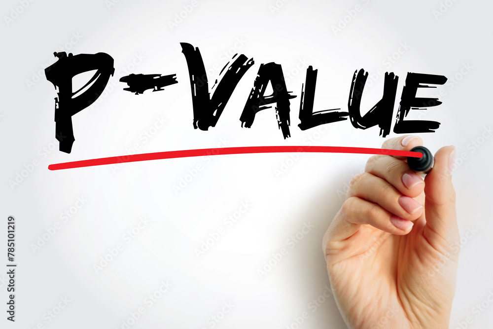 Aufkleber p-value measures the probability of obtaining the observed results, assuming that the null hypothesi