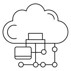 cloud computing icon