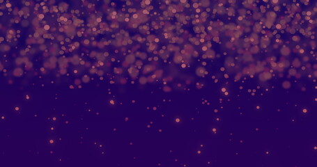 Image of light spots on blue background