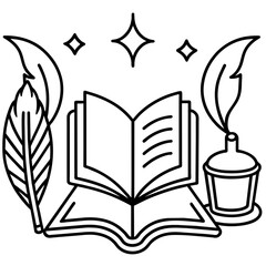 illustration of a book