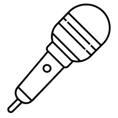 microphone isolated on white