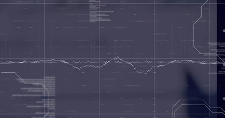 Image of financial data processing over grid