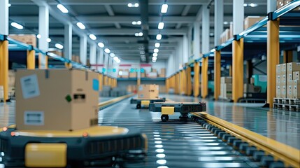 commerce fulfillment center with automated order picking