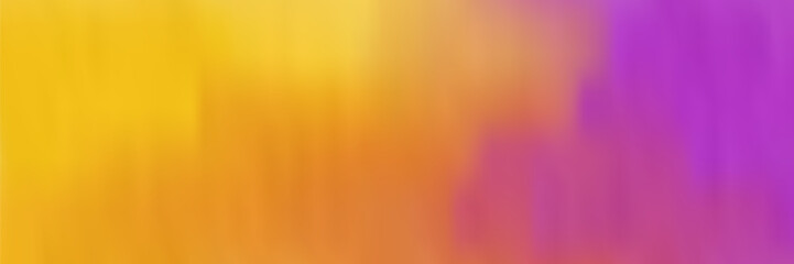 Colorful Abstract Blurry Image - Yellow and Purple Gradient - Wide Scale Background Creative Design Template - Illustration in Freely Editable Vector Format