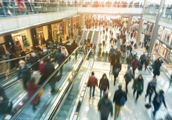 Analysis of trends in the retail sector and consumer behavior. This includes topics such as shopping habits, brand loyalty, purchase decisions, and retail technologies
 - obrazy, fototapety, plakaty