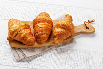 Fresh croissants