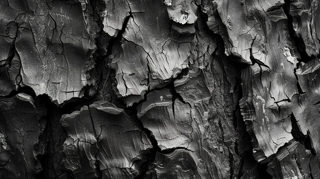 Bark texture, ancient tree, macro, close-up, stories in every crevice, twilight 