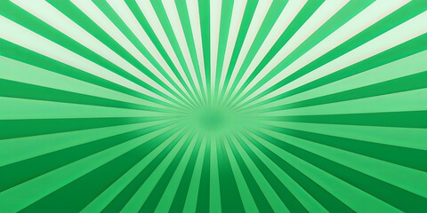 Green abstract rays background vector presentation design template with light grey gradient sun burst shape pattern for comic book