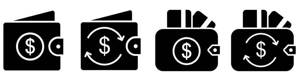Exchange icon vector set. Money exchange illustration sign collection. Exchange rate symbol or logo.