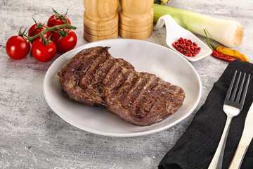 Rib eye steak grilled beef