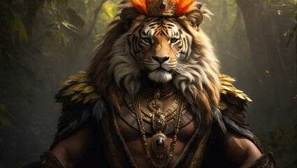 The lion is the king of beasts
