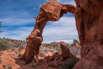 Double Arch aka. Flame Arch aka. High Heel Arch, Coyote Buttes, Utah, USA