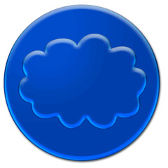 Glassy coud icon