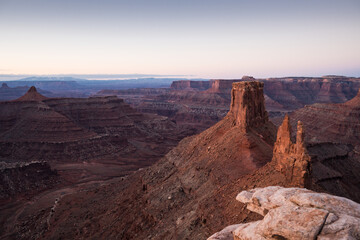 Marlboro Point near Moab, Utah, during sunrise