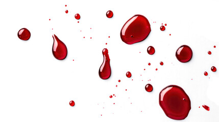 blood drops cut out isolated, cut out, clipping path, PNG
