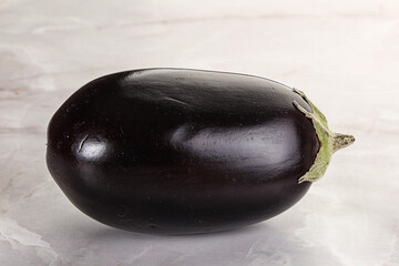 Ripe tasty natural organic eggplant