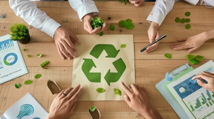 A Team Collaborating on Eco-project