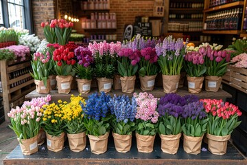 colorful flowers background professional photography