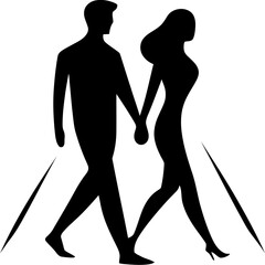 Journey of Love Symbol of Everlasting Devotion Everlasting Embrace Emblematic Vector Icon