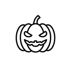 Pumpkin ,pumpkin outline and haloween pumpkin icon or logo illustration