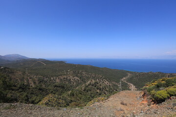 Datça is a municipality and district of Muğla Province, Turkey.Its area is 436 km2, and its population is 25,029 The name Datça comes from Stadia, an ancient town near Cnidus.